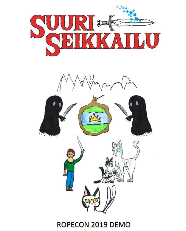 kuvassa lapsen piirtämä roolieplikrjran kansi