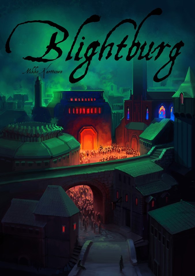 Kuvassa Blightburgin kansi