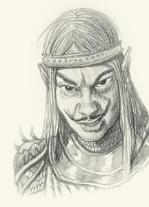 Pitkätukkainen mies, jolla on hiuspanta.