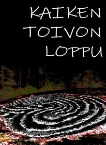 Kuvassa on kivistä muodostettu spiraali.